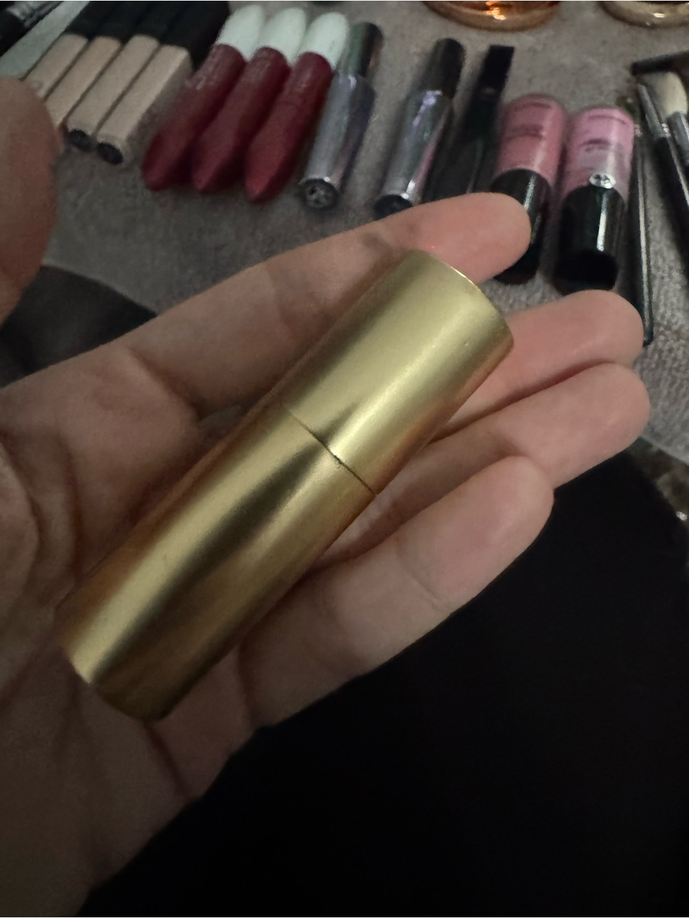 Lisa Eldridge je ne sais quoi lipstick swatched 90% left